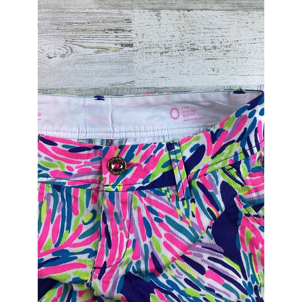Lilly Pulitzer The Walsh Women's Size 0 Shorts Colorful Beach Summer Vibrant